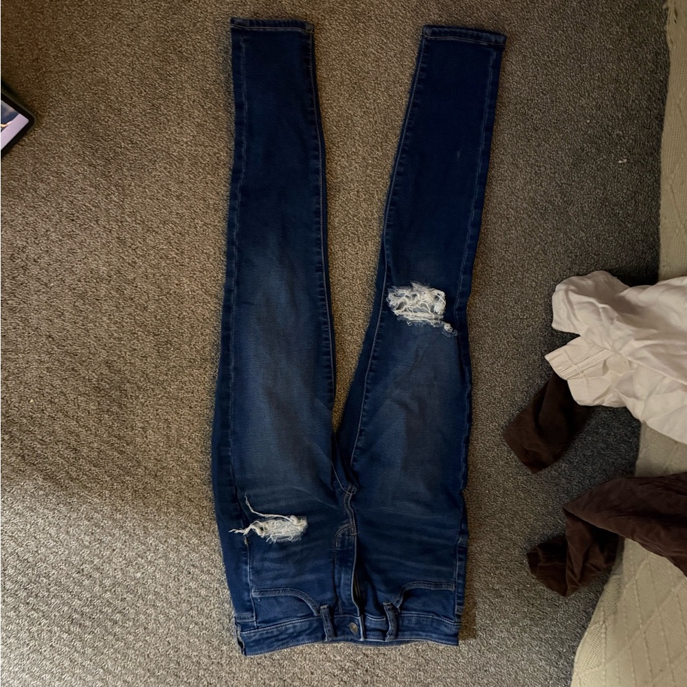 American Eagle Outfitters Dark Blue Denim Jeans